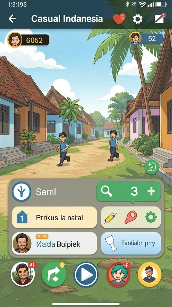 Tampilan grafis yang memukau dan interaktif.