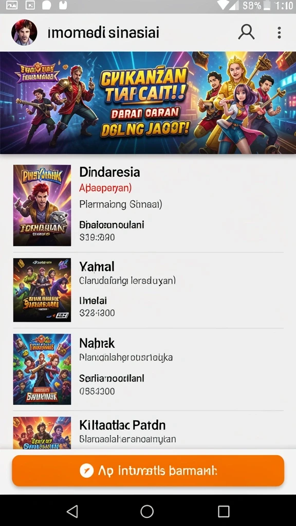 Banyak tema menarik untuk memenuhi selera semua pemain.
