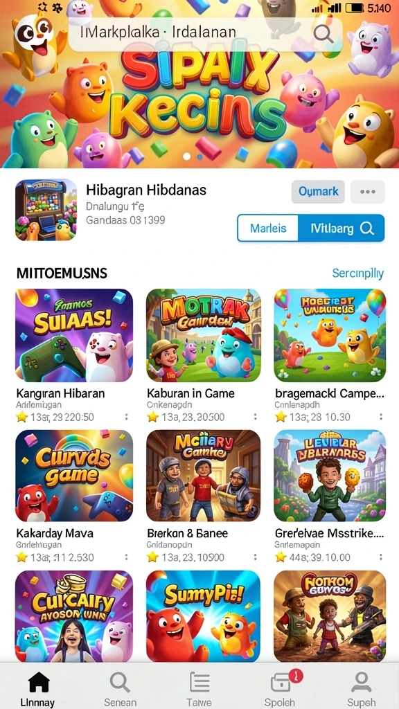 Beragam pilihan tema permainan slot yang seru.