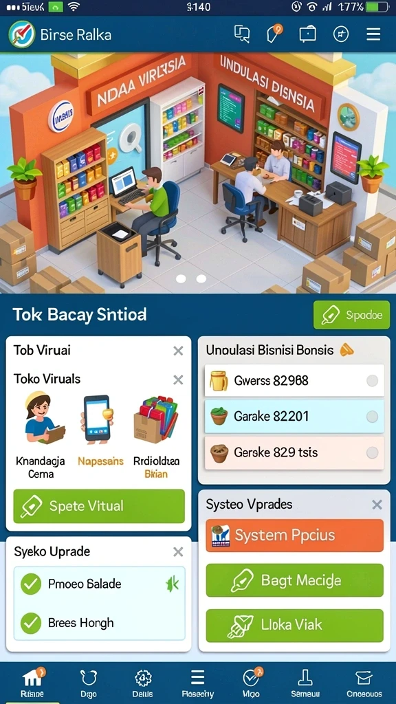 Koleksi karakter unik yang bisa dimainkan.