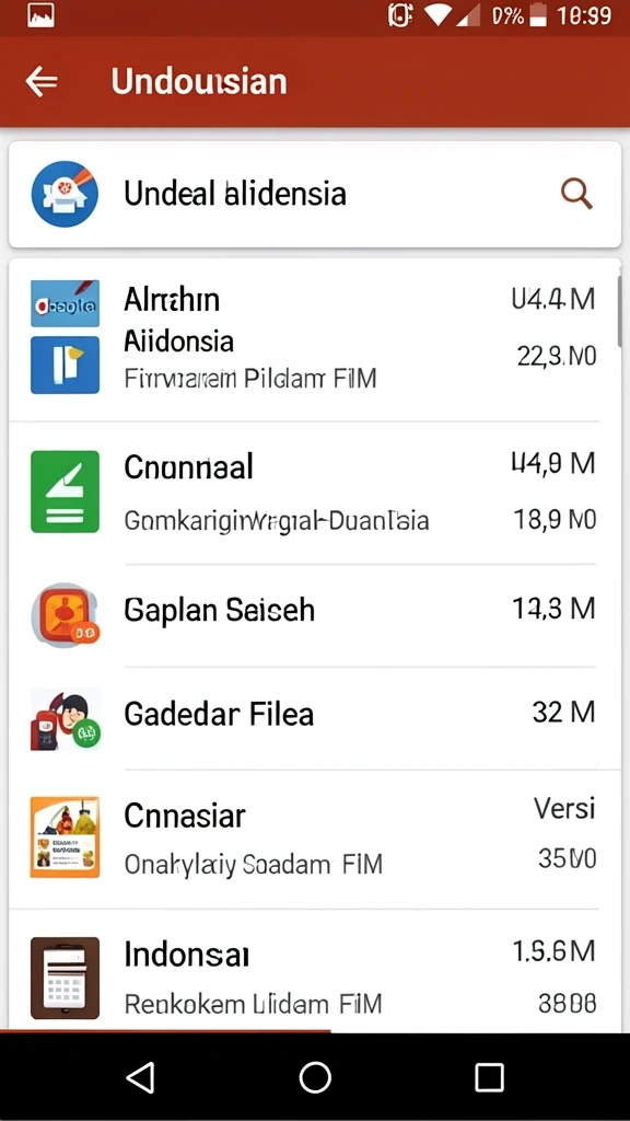 Tangkapan layar pertama menunjukkan beragam pilihan permainan slot.