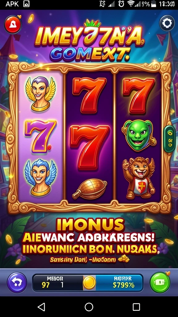 Tangkapan layar kedua menampilkan fitur bonus menarik di dalam permainan.
