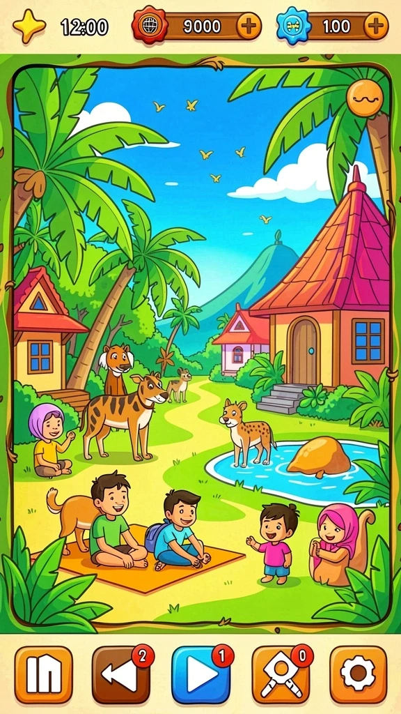 Fitur interaksi komunitas yang membuat permainan lebih hidup.