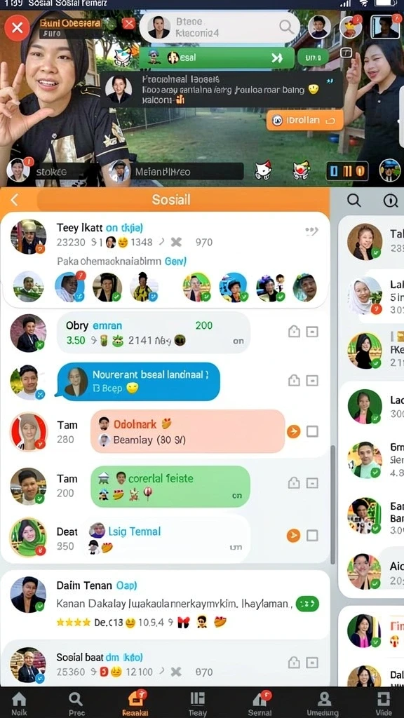 Pengalaman bermain yang interaktif dan seru.