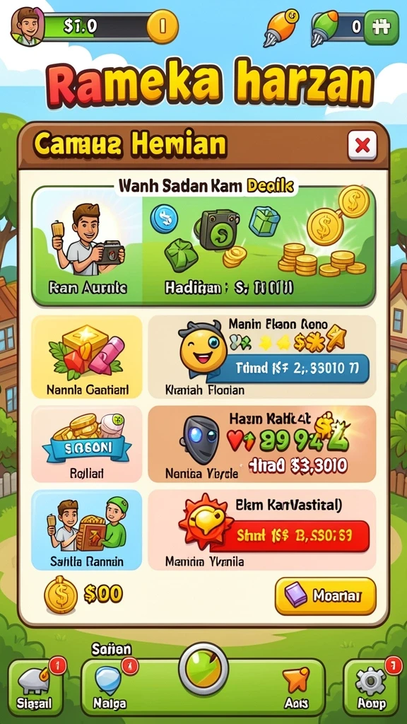 Beragam pilihan tema slot yang dapat dipilih.