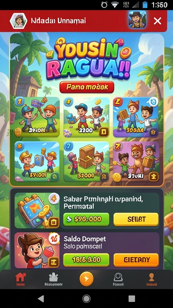 Hasil pengundian dengan tampilan yang jelas dan informatif.