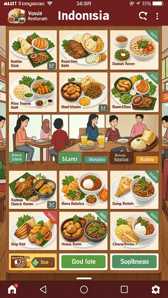Tampilan antarmuka yang menarik dan user-friendly.