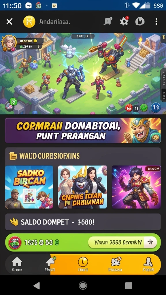 Berbagai pilihan permainan slot yang menghibur.