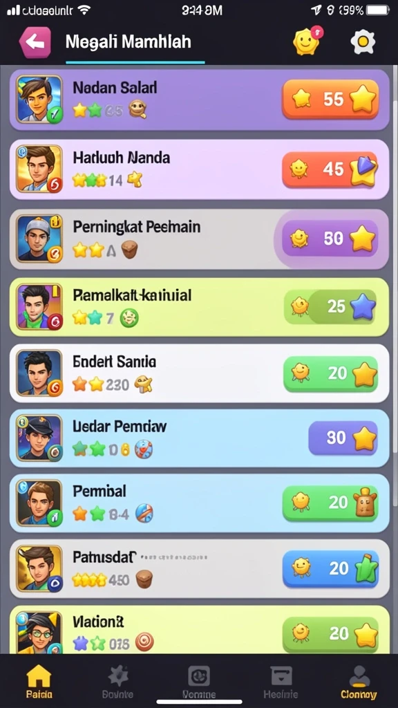 Tampilan antarmuka yang mudah digunakan dan menarik.