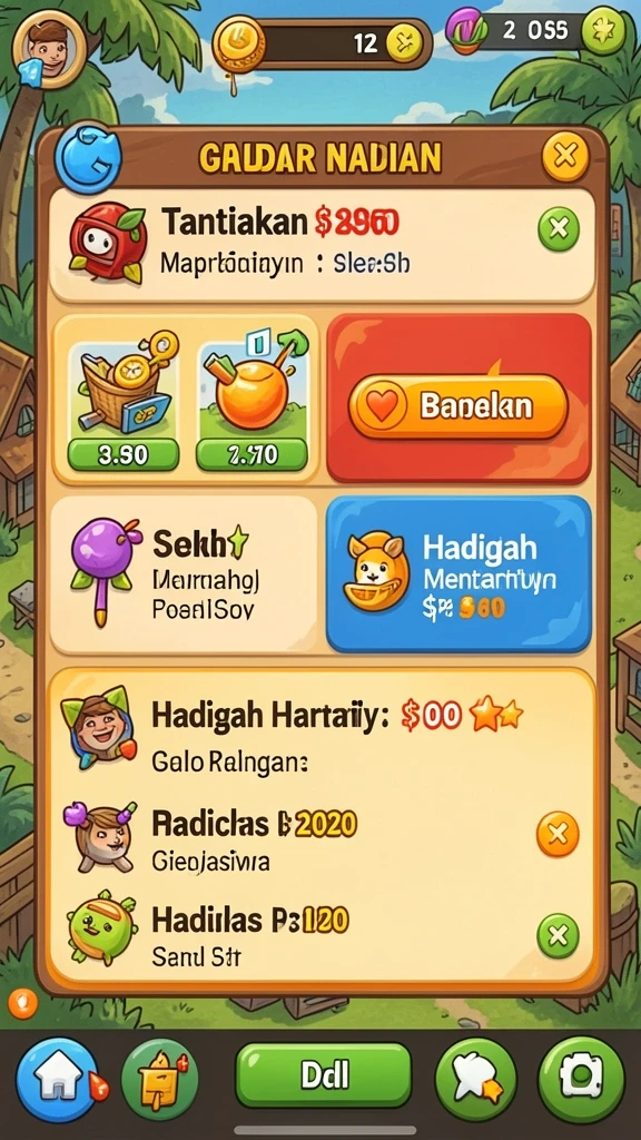 Tampilan antarmuka yang menarik dan ramah pengguna.