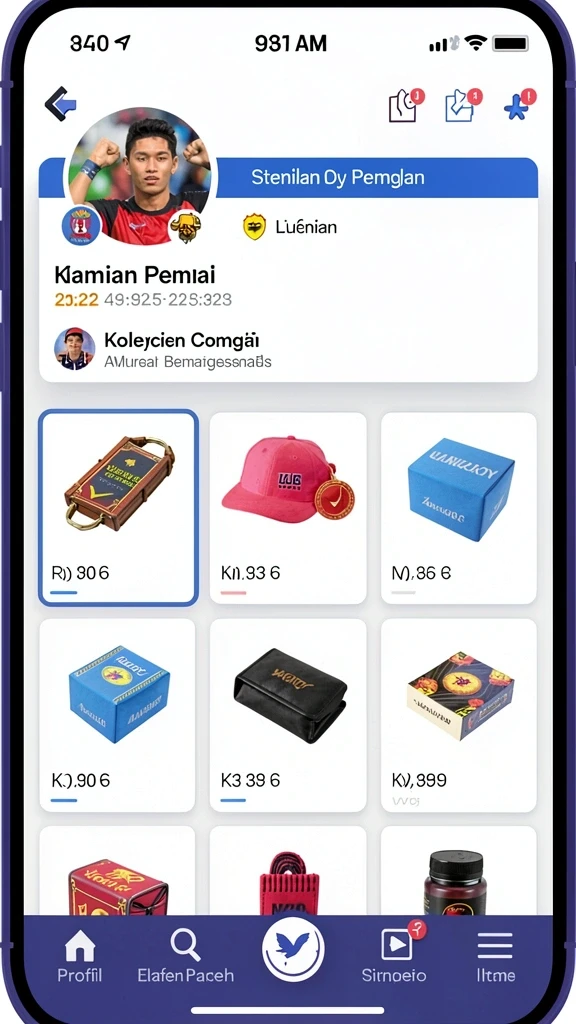 Tampilan antarmuka pengguna yang ramah dan intuitif.