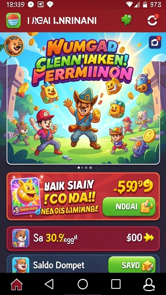 Tampilan antarmuka yang intuitif dan menarik.