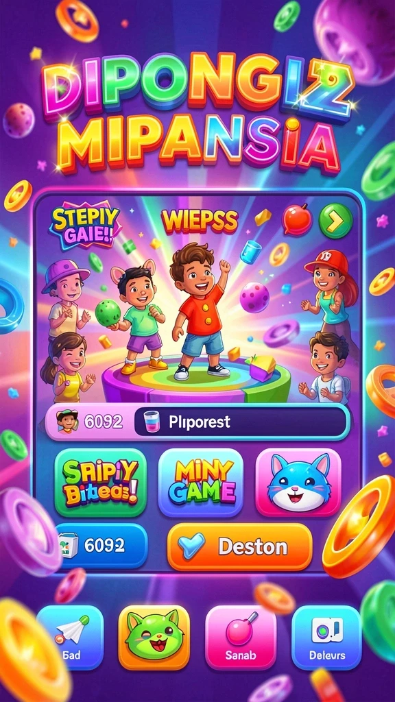 Screenshot 2: Beberapa tema permainan yang menarik.