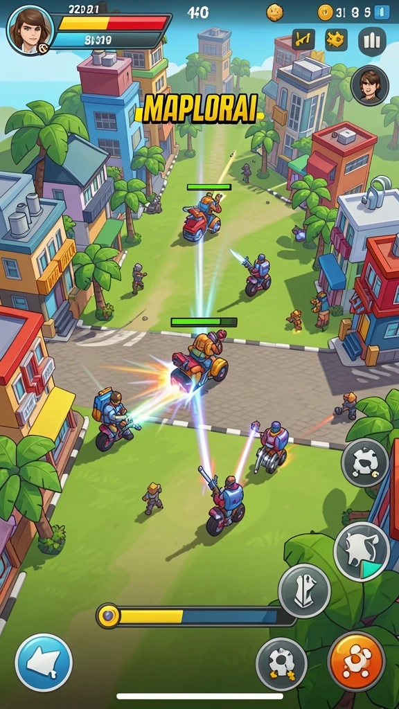 Menampilkan grafis menarik dalam gameplay.