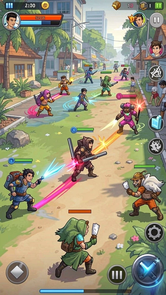 Gameplay yang menarik dengan tantangan seru.
