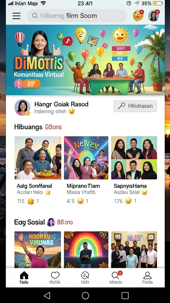 Tampilan antarmuka yang sederhana dan user-friendly.