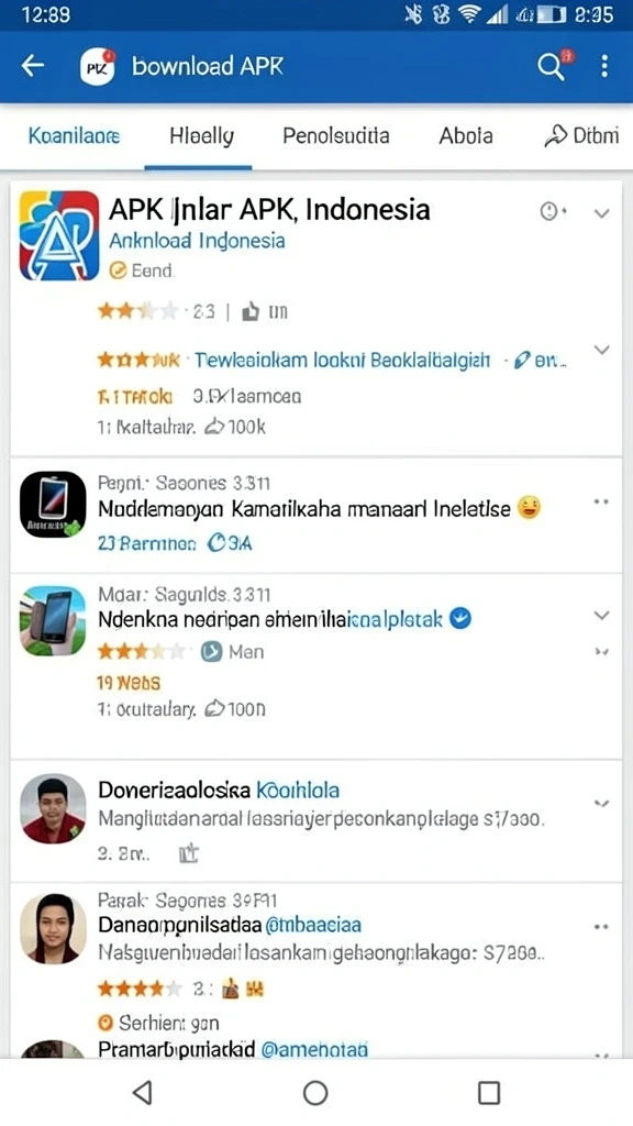 Fitur leaderboard menampilkan peringkat pemain.