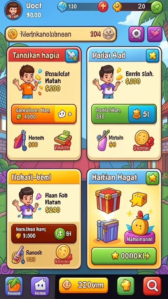 Tampilan antarmuka yang user-friendly dan menarik.