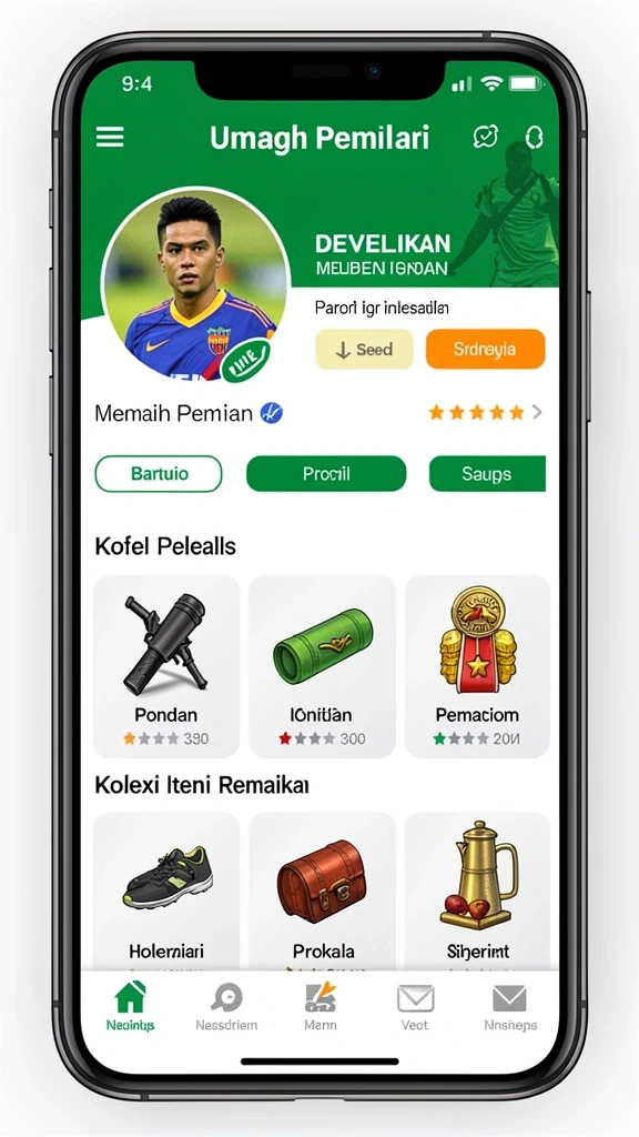 Tampilan antarmuka yang ramah pengguna.