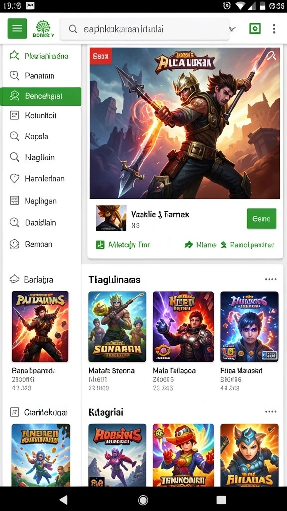 Momen seru saat bermain dengan teman-teman.